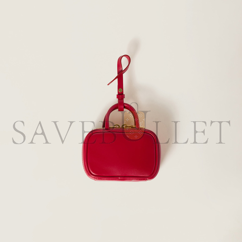 MIUMIU LEATHER MICRO BAG 5NR036 (11*7*4cm) MIUMIU LEATHER MICRO BAG 5NR036 (11*7*4cm)